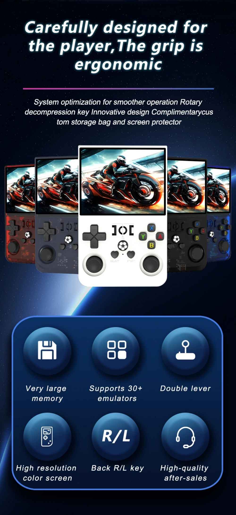 R36 PRO Retro-Handheld-Videospielkonsole mit Linux-System