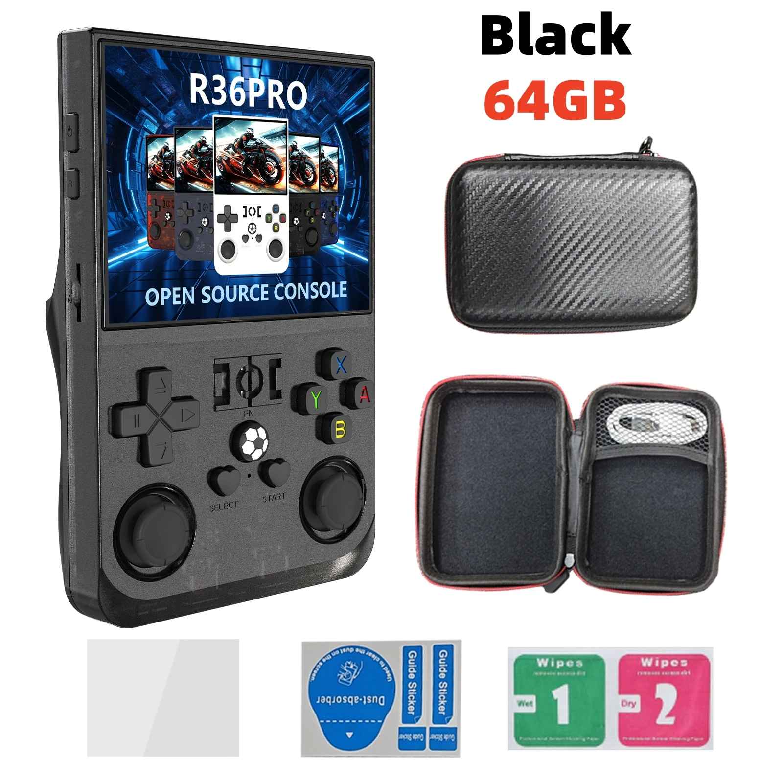 R36 PRO Retro-Handheld-Videospielkonsole mit Linux-System