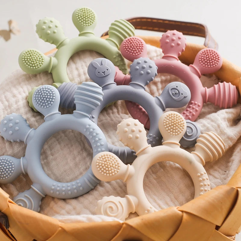 Silicone Animal Teething Ring