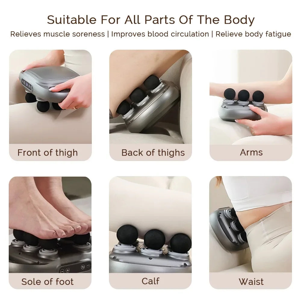 Six-Head Fascia Massage Gun