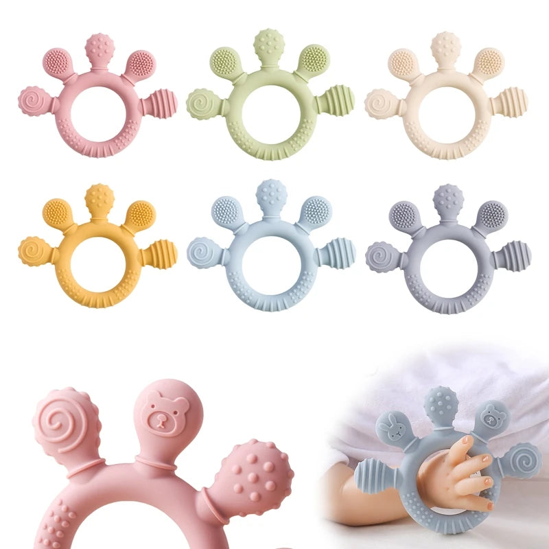 Silicone Animal Teething Ring