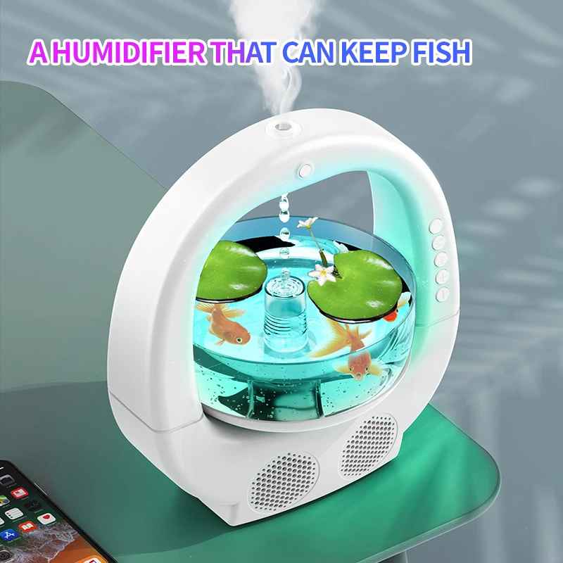 Neuer 4-in-1-Anti-Schwerkraft-Luftbefeuchter mit Bluetooth-Audio