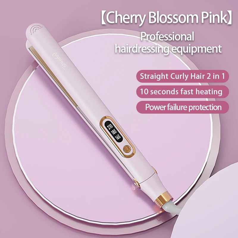 Professioneller Haarglätter für Xiaomi Hot Comb Hair Style Tool Schnell aufheizender Haarglätter Lockenstab 2 in 1 Friseurgerät