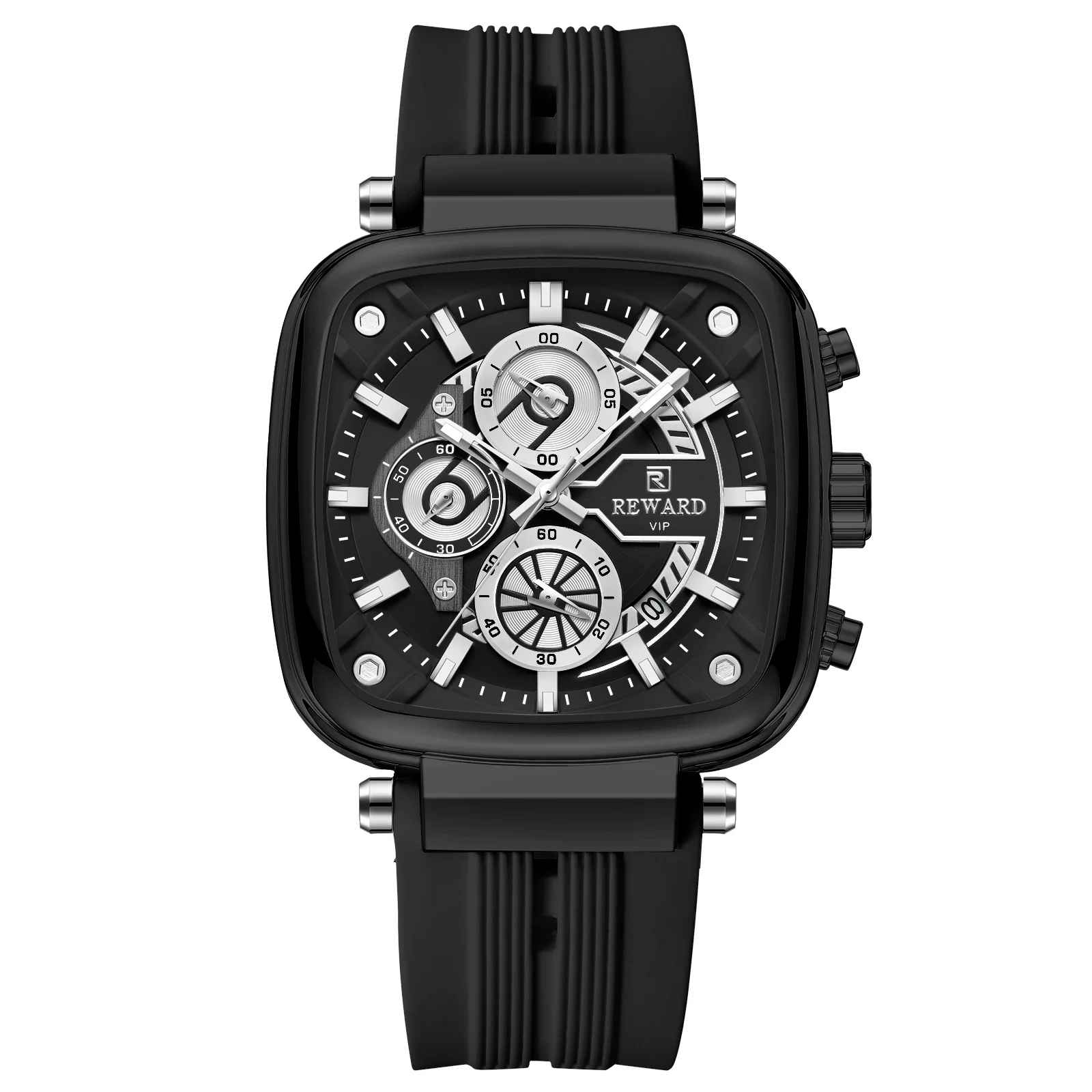 REWARD heißeste quadratische Herrenuhr