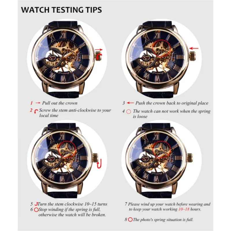 Forsining 99A Top Luxusmarke Uhr