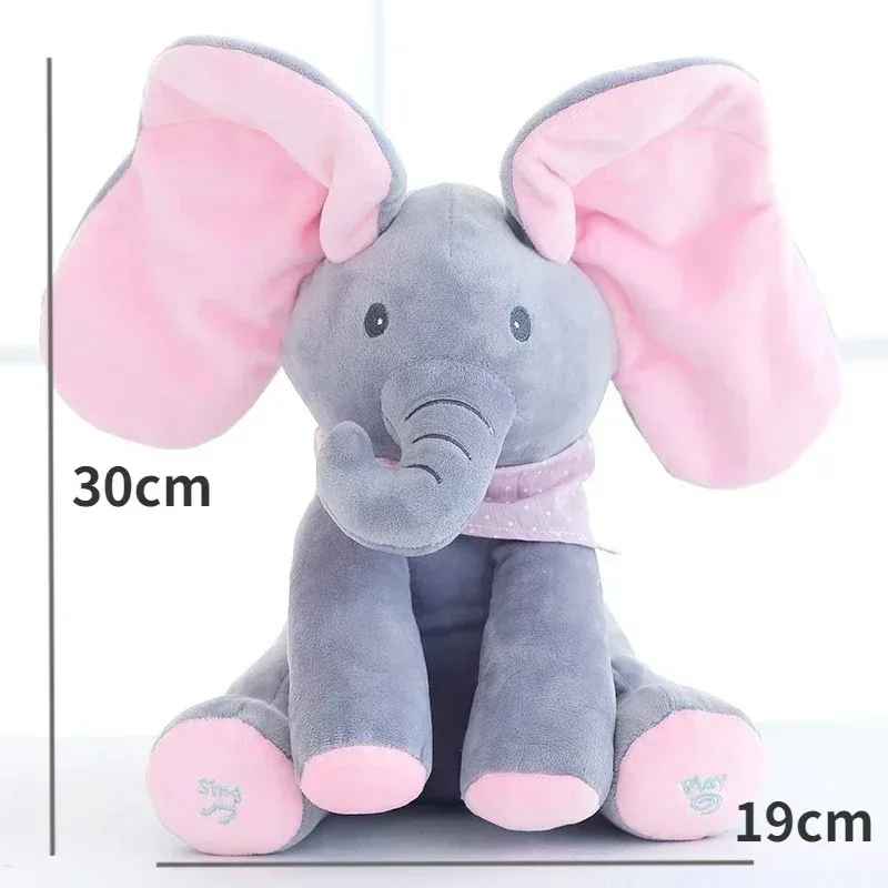 singender Elefant aus Plüsch – Spielzeug mit Ton & Bewegung