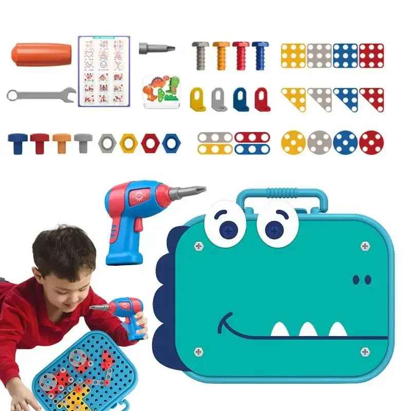 Elektrisches Bohrschraubwerkzeug-Modell, Lernspielzeug für Kinder