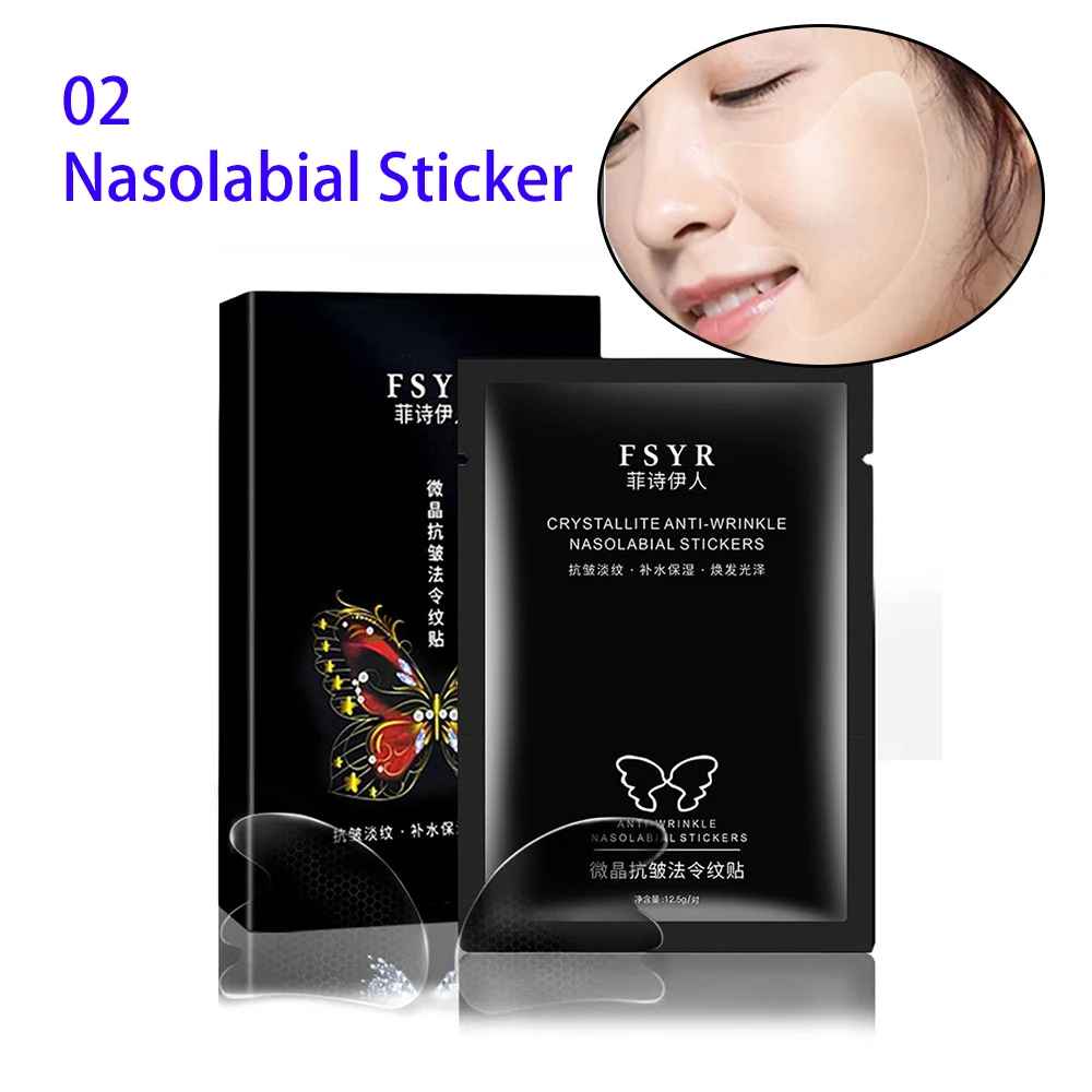 Face Nutrition Wrinkle Removal Lift Sticker, 5Pairs 6D