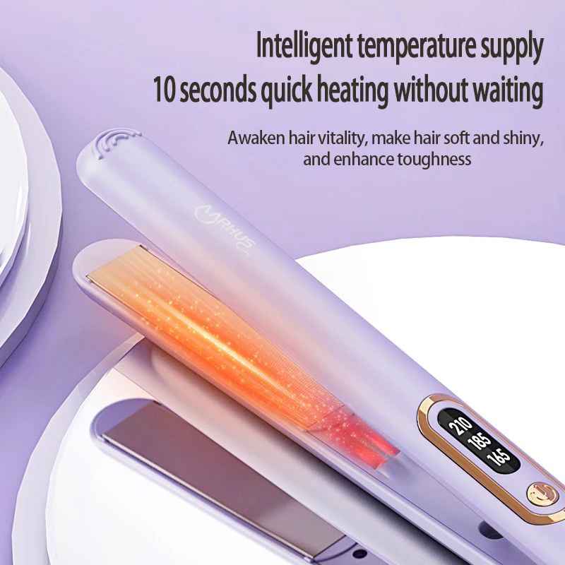 Professioneller Haarglätter für Xiaomi Hot Comb Hair Style Tool Schnell aufheizender Haarglätter Lockenstab 2 in 1 Friseurgerät