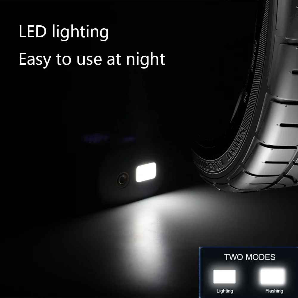 Elektrische Luftpumpe mit LED-Lampe Power Bank Funktion