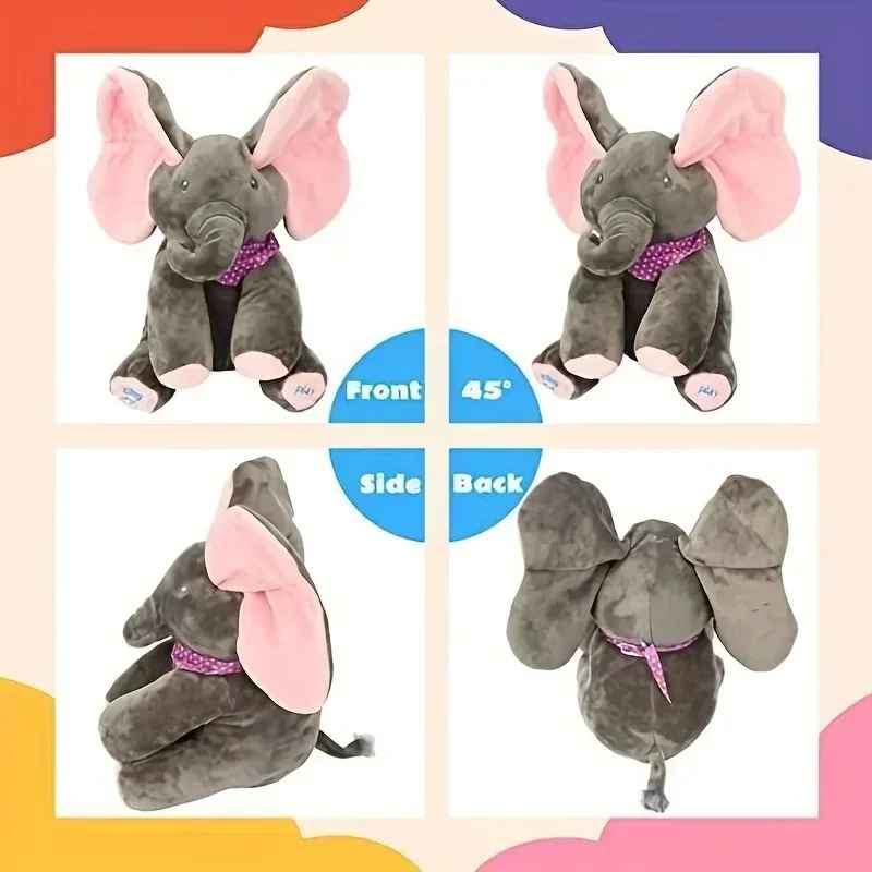 singender Elefant aus Plüsch – Spielzeug mit Ton & Bewegung