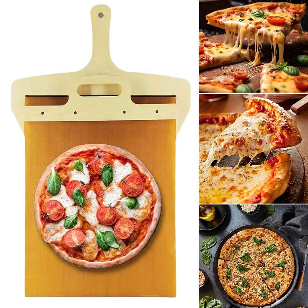 🔥 Verschiebbare Pizzaschaufel – Keine Pizza-Katastrophen mehr!