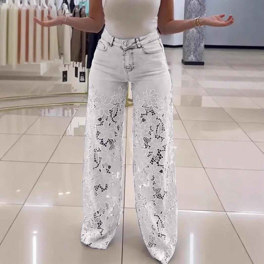 Jeans mit hoher Taille