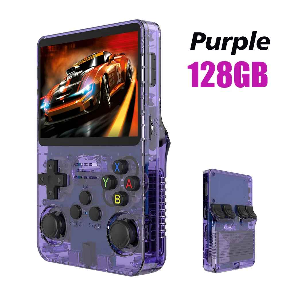 R35s Pro Tragbarer Taschen-Videoplayer, 64 GB, Spiele