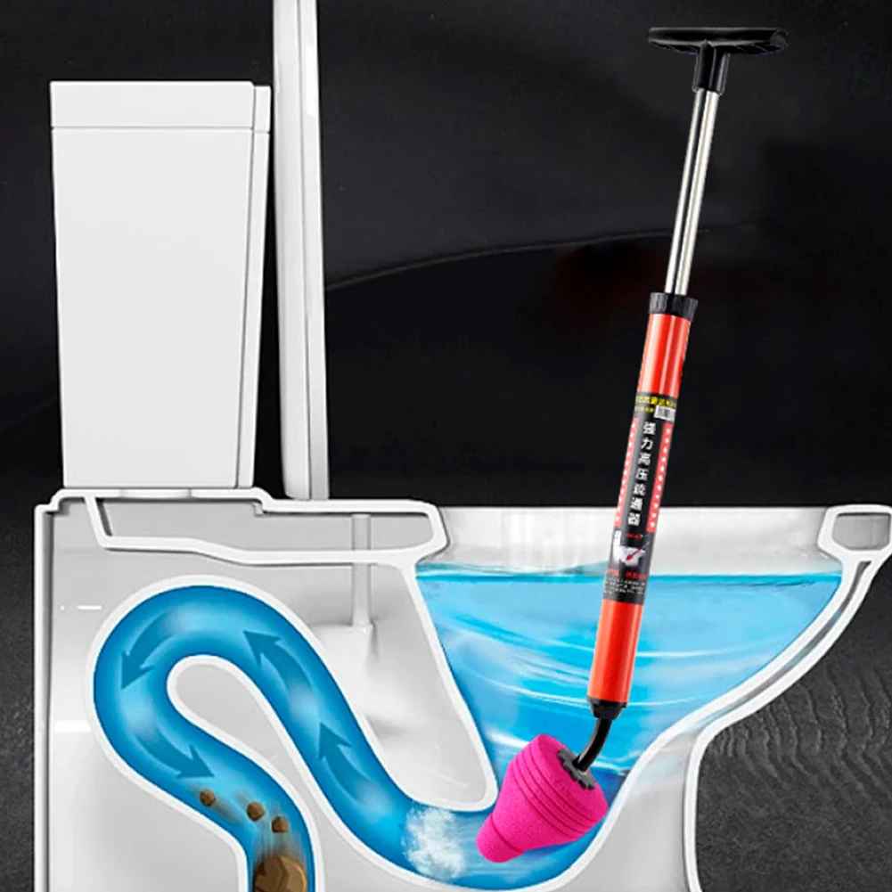 Hochdruck-Toilette, blockiert einen Schuss