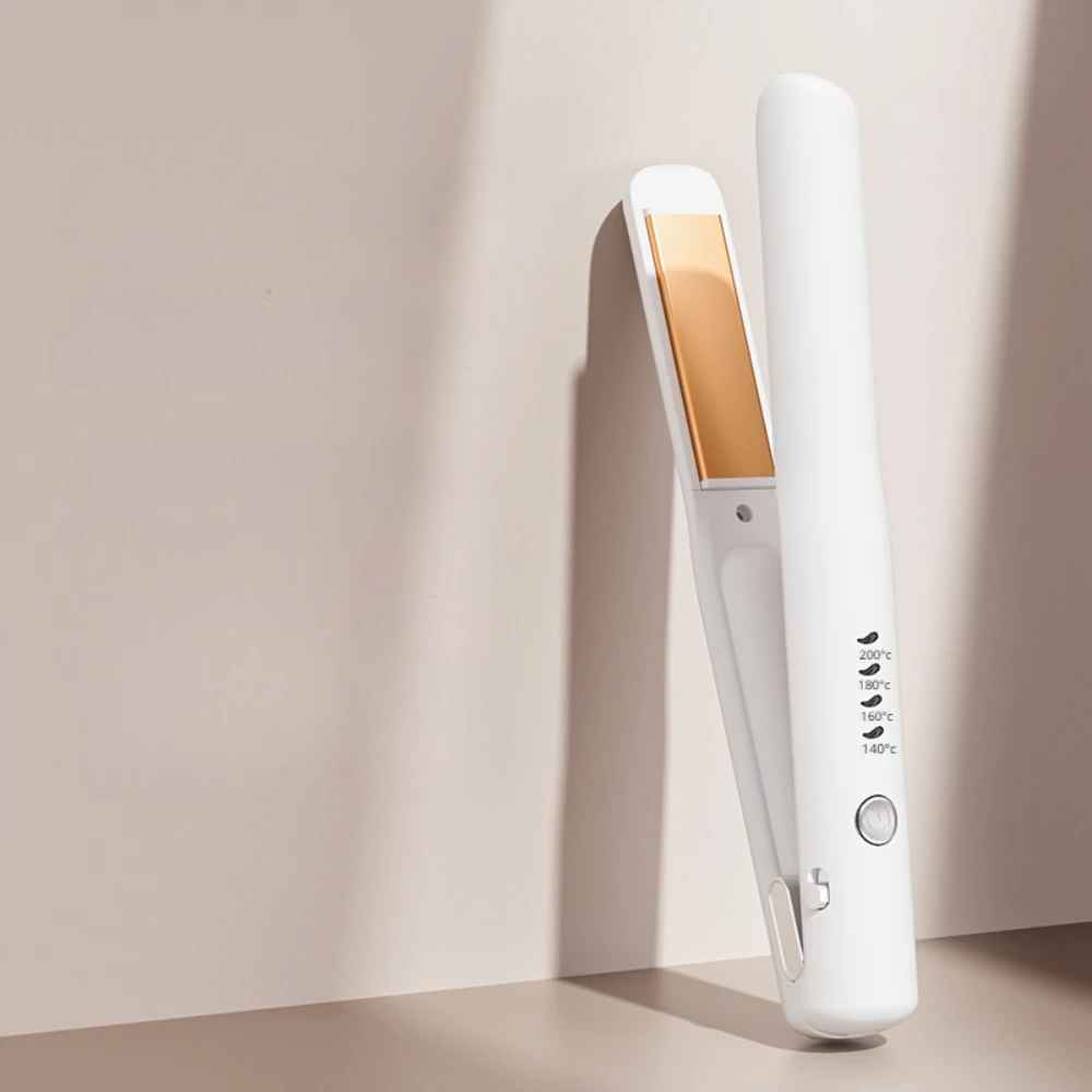 Kabelloser Haarglätter, tragbarer Mini-USB, intelligente Temperaturregelung