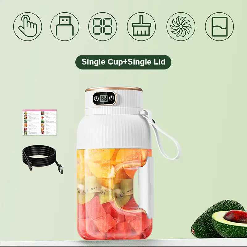 Mixer mit Digital Display und wiederaufladbar , 1200ml