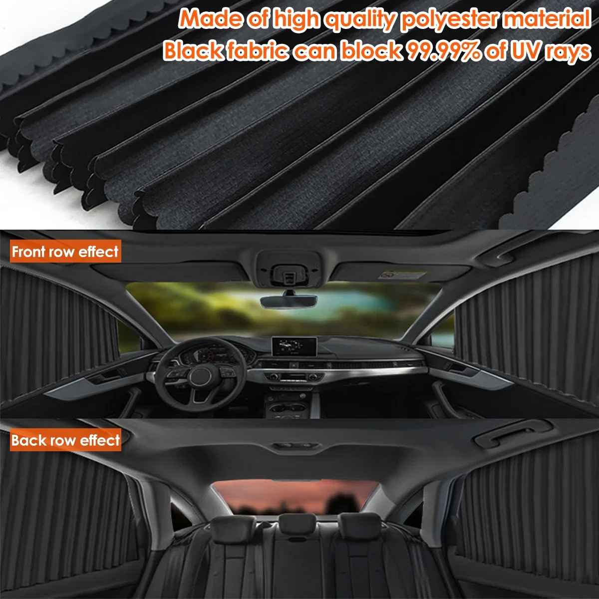 Magnetischer Auto-Sonnenschutz-Fenstervorhang