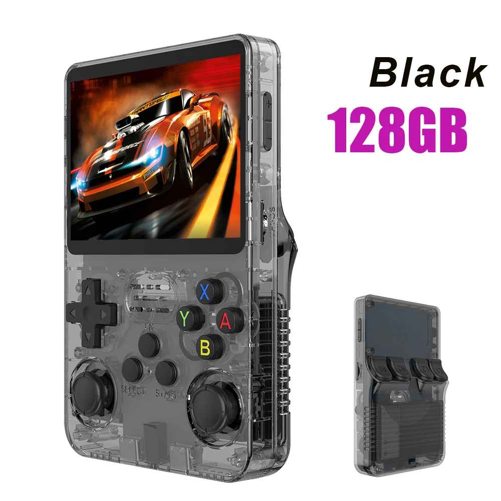 R35s Pro Tragbarer Taschen-Videoplayer, 64 GB, Spiele