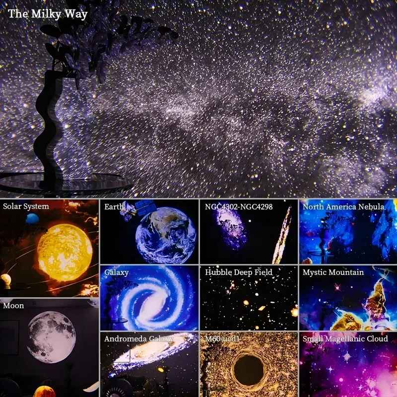 13 in 1 Sternenprojektor, Nachtlicht-Galaxie