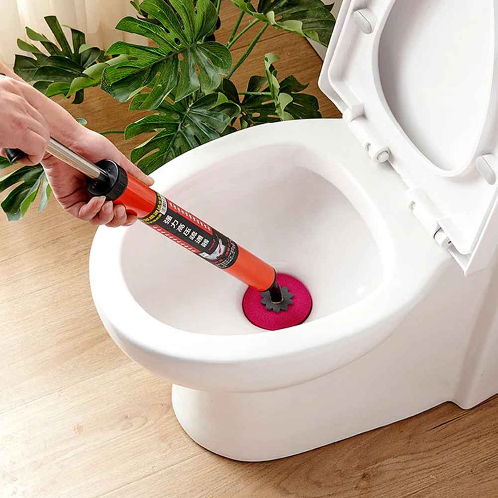 Hochdruck-Toilette, blockiert einen Schuss
