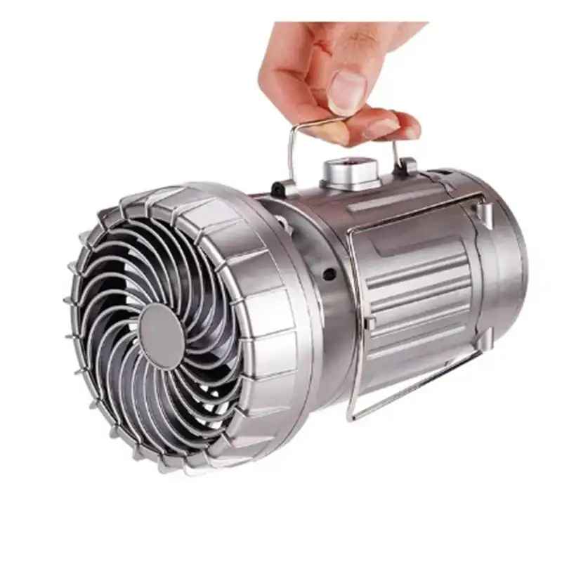 Solar-Campinglaterne mit Ventilator