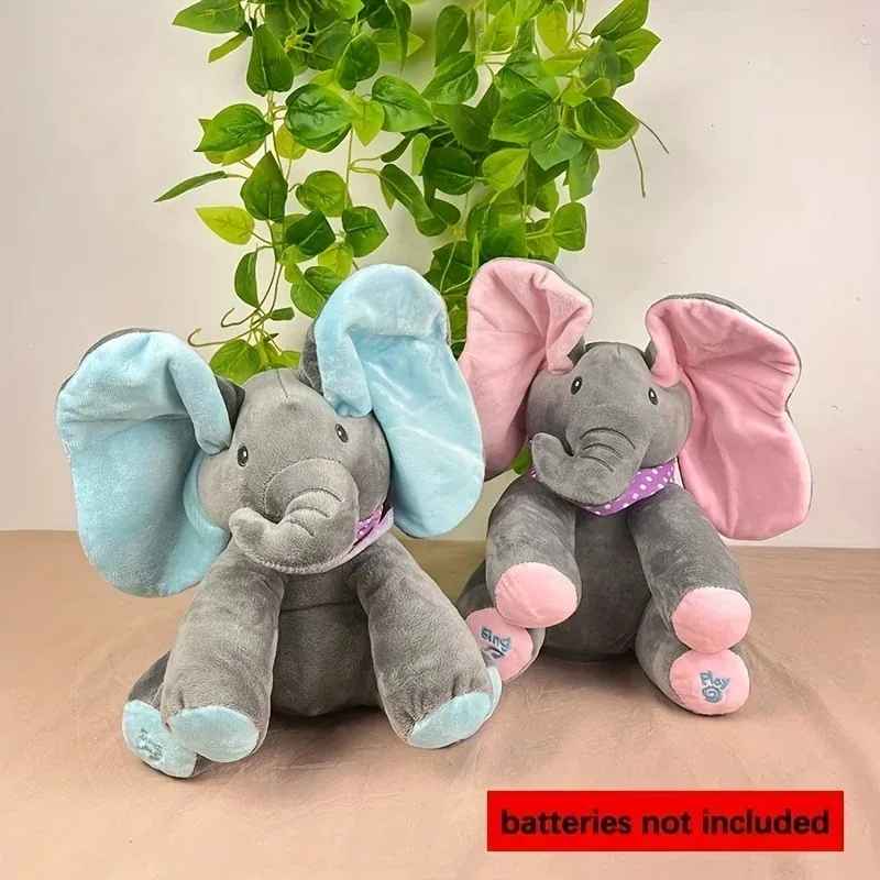 singender Elefant aus Plüsch – Spielzeug mit Ton & Bewegung