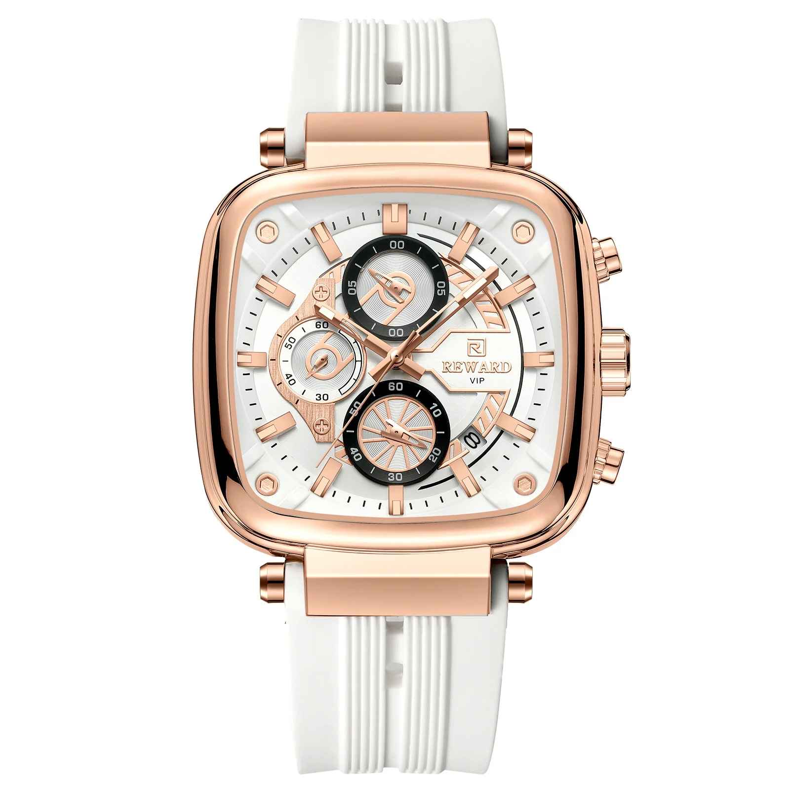 REWARD heißeste quadratische Herrenuhr
