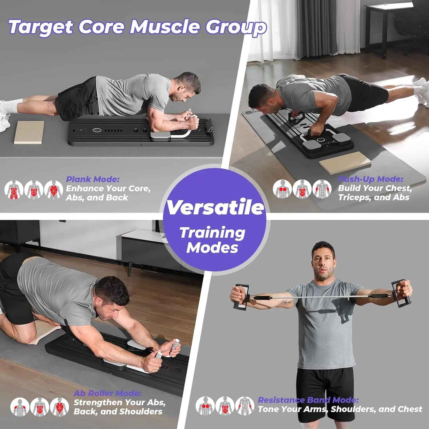 Multifunktionales Fitnessboard