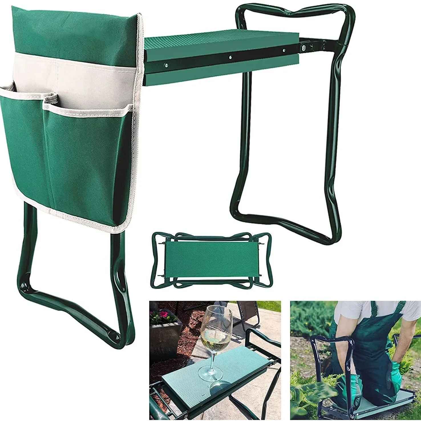 Klappbare Garten-Kniebank