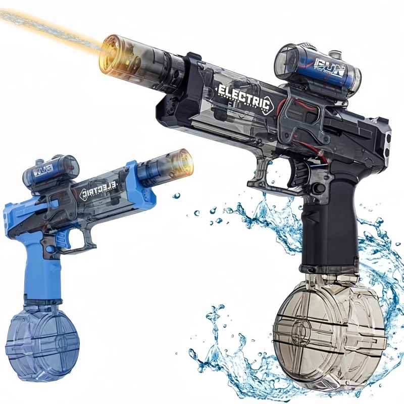 Elektrische Wasserpistole mit simulierter Flamme für Kinder