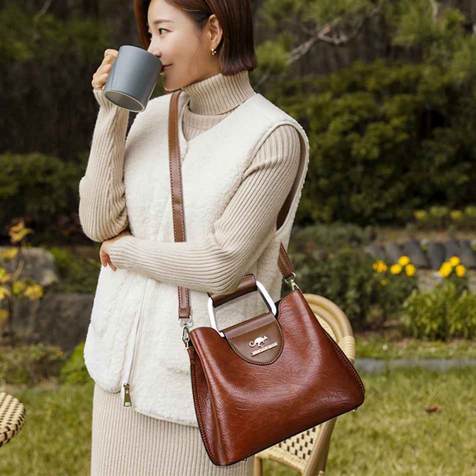 Luxus Designer Handtasche Geldbörsen  Öl Leder