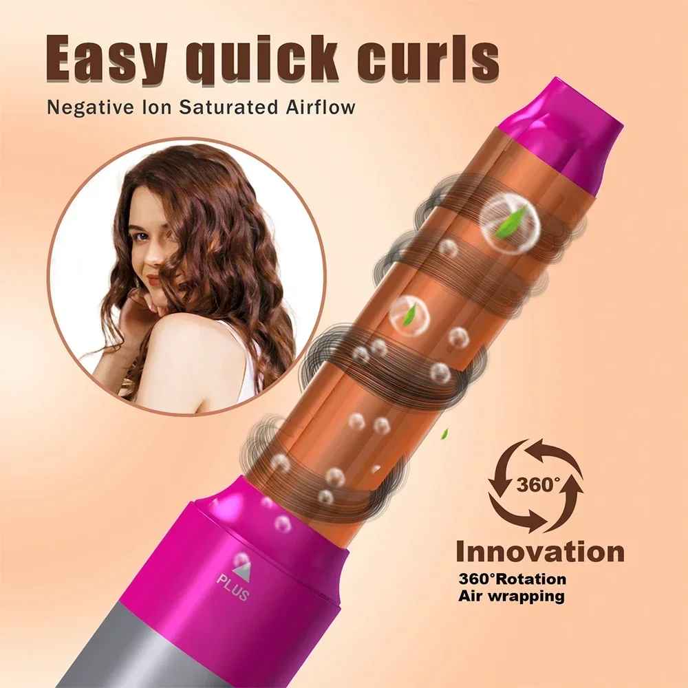 5-in-1 Multifunktions-Haartrockner Haarglätter
