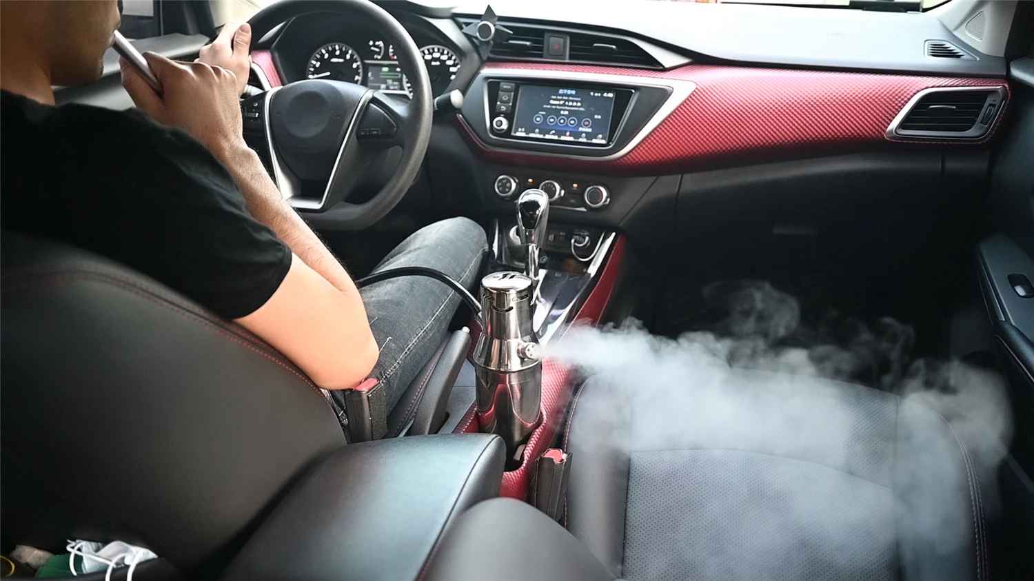 tragbares Edelstahlbecher Shisha für Auto