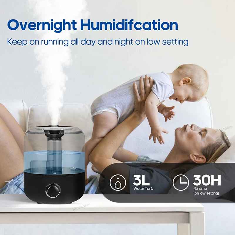Luftbefeuchter Pflanzennebel Aroma Diffusor mit Fernbedienung Timer