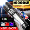 Wiederaufladbare Hochleistungs-LED-Taschenlampe mit eingebautem 15000-mAh-Akku