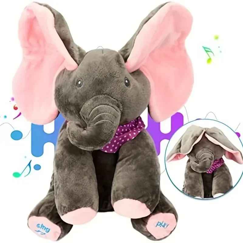 singender Elefant aus Plüsch – Spielzeug mit Ton & Bewegung