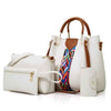 Damentasche, Luxus-Handtasche, große Kapazität, Tragetasche, 4-tlg.