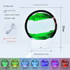 LED-RGB-Sandlandschaftslampe, 3D-Sandkunstrahmen, Nachtlicht mit 16 Farben, Sanduhrlicht, 3D-Tiefseeanzeige mit Fernbedienung
