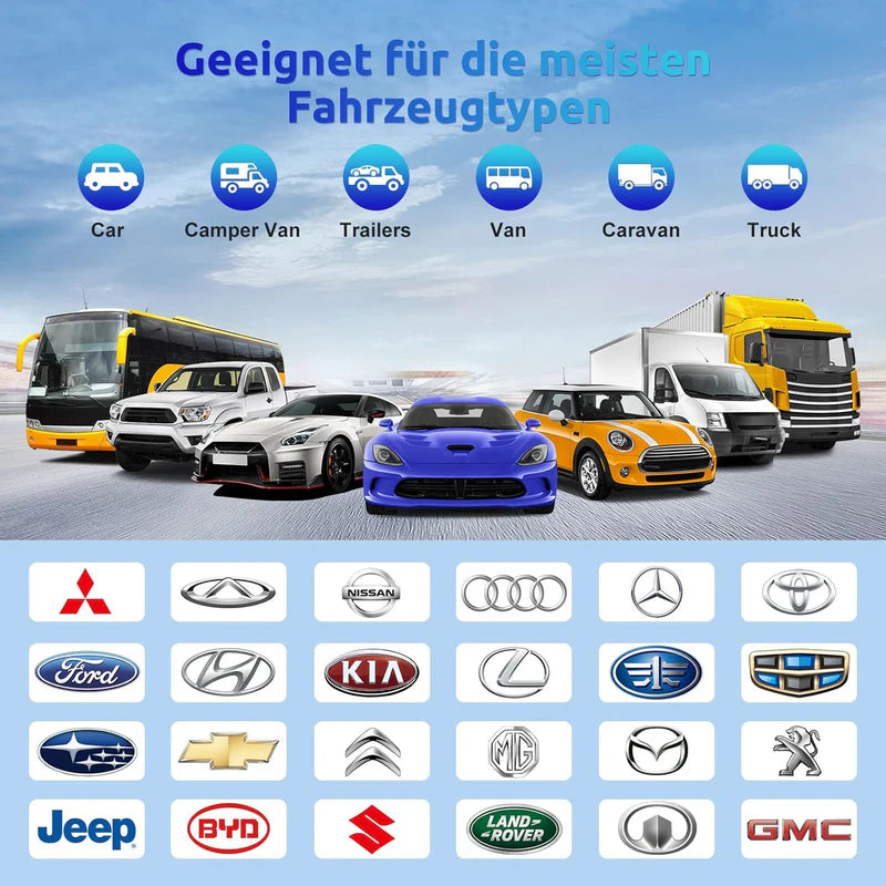 Auto Display mit Carplay, Maps und Streaming mit Doppelkamera
