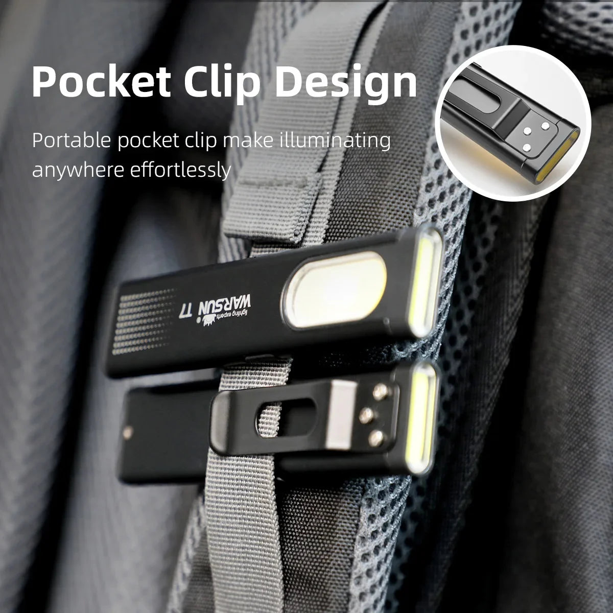 Kompakte Multi-Mode-LED-Taschenlampe