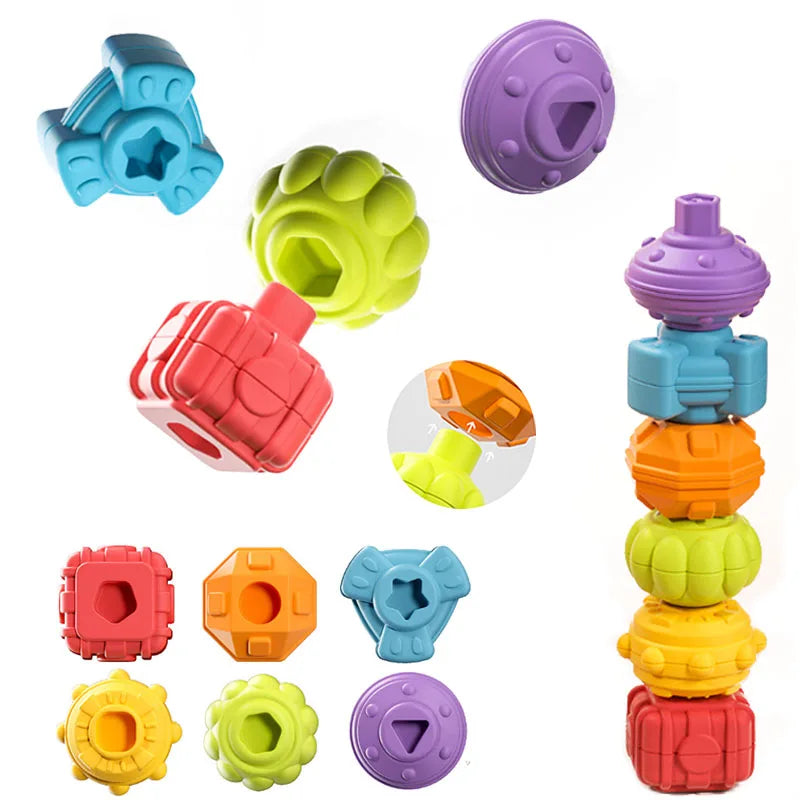 Montessori Shape Sorting Blocks