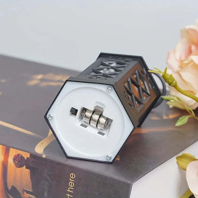 Retro Hexagonal LED Wind Lamp