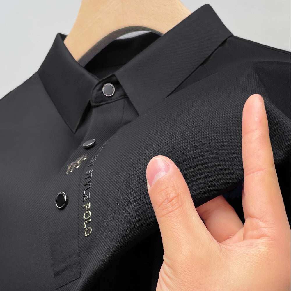 Men's Ice Silk Polo Shirt