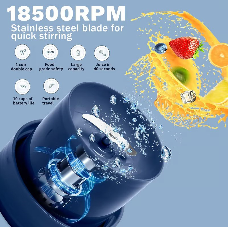 ⛱️Sommer-Essentials – 🥤Tragbarer Sportflaschenmixer🥤