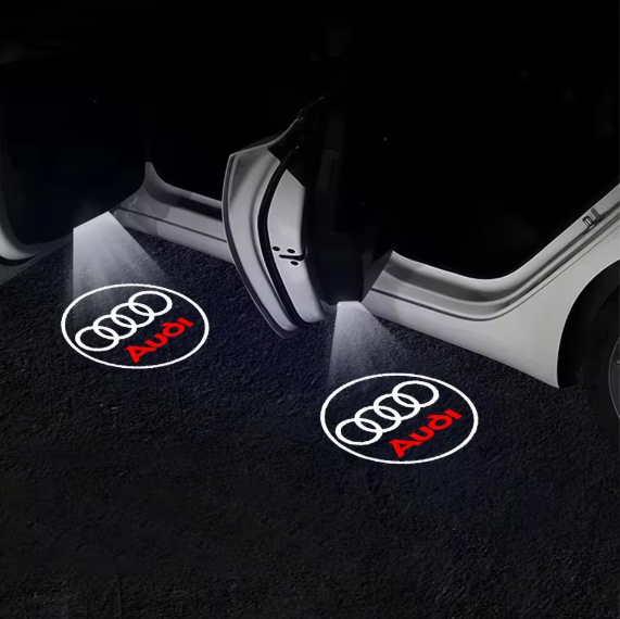 2 stücke Autotür Willkommen Lichter für Audi A1 A3 8P 8V A4 A5 A6 A7 A8 Q3 Q5 Q7 Q8 Sline TT Logo Projektor Geist Schatten Lampe