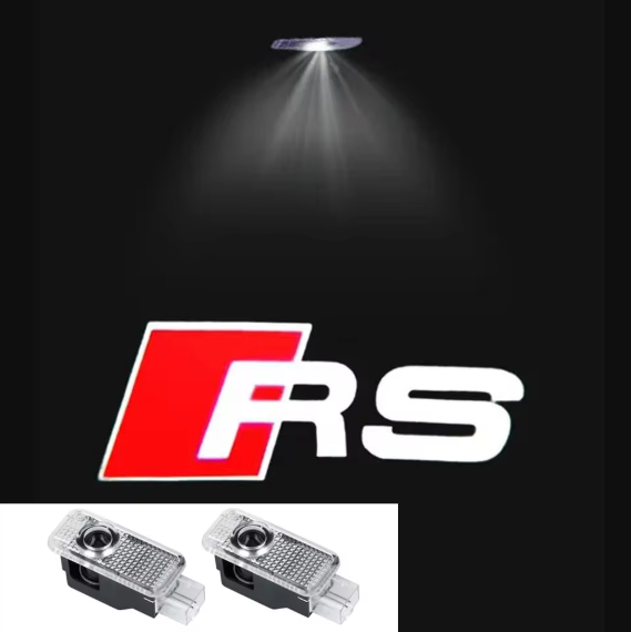 2 stücke Autotür Willkommen Lichter für Audi A1 A3 8P 8V A4 A5 A6 A7 A8 Q3 Q5 Q7 Q8 Sline TT Logo Projektor Geist Schatten Lampe