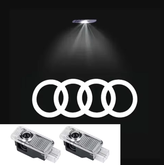 2 stücke Autotür Willkommen Lichter für Audi A1 A3 8P 8V A4 A5 A6 A7 A8 Q3 Q5 Q7 Q8 Sline TT Logo Projektor Geist Schatten Lampe