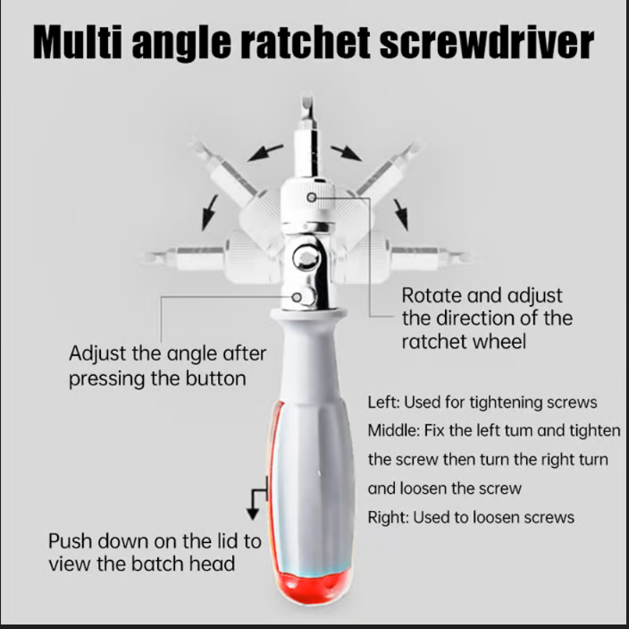 🔥 11-in-1 Ratschenschraubendreher-Set 🔧