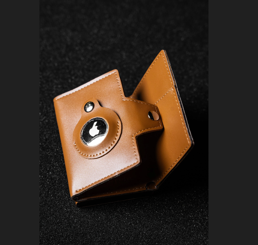 Secure Pocket™ - Smarte Leder-Geldbörse mit RFID-Schutz und Anti-Verlust-Ständer